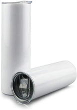 Load image into Gallery viewer, 30oz Skinny Tumbler White - FROM $16.96 each
