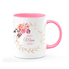 Load image into Gallery viewer, Best Mum Floral Ceramic Mug
