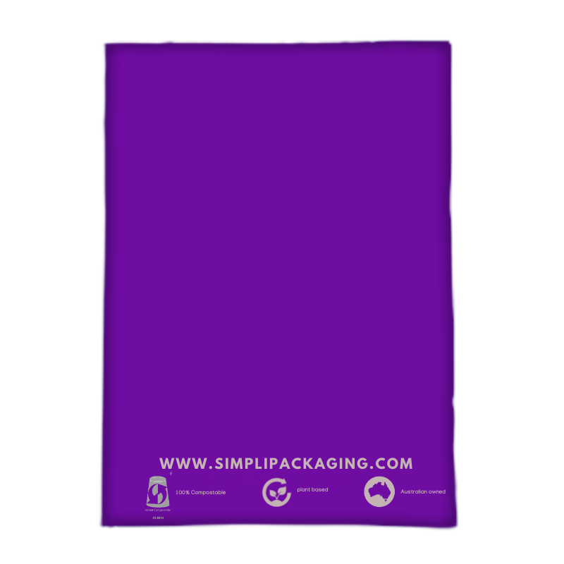 Purple 100% Compostable Mailer Bags