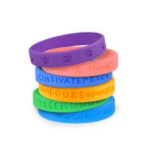 Silicone Wrist Bands - Debossed