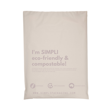 Load image into Gallery viewer, Beige 100% Compostable Mailer Bags
