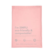 Load image into Gallery viewer, Pink 100% Compostable Mailer Bags
