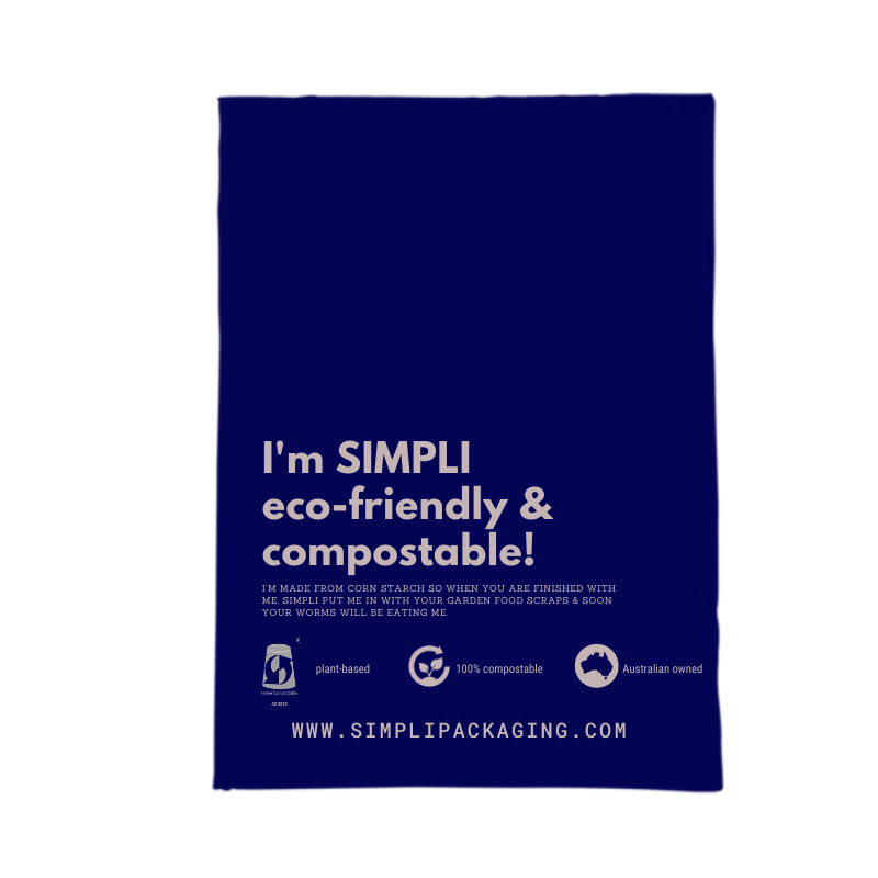 Navy 100% Compostable Mailer Bags