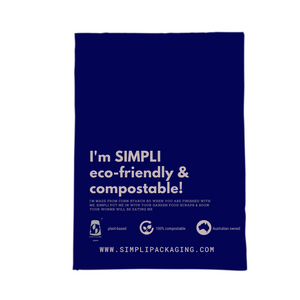 Navy 100% Compostable Mailer Bags