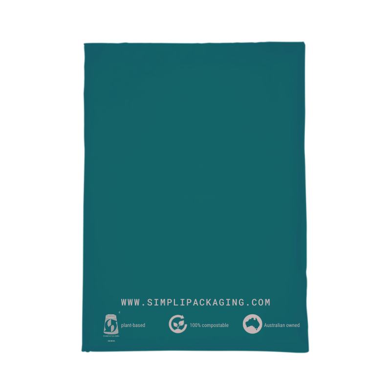Teal 100% Compostable Mailer Bags