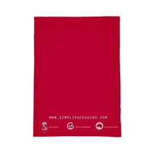 Load image into Gallery viewer, Red 100% Compostable Mailer Bags
