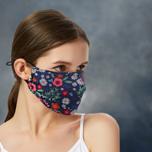 Load image into Gallery viewer, Simpli Blossum Cotton Printed Mask Reusable
