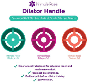 Silicone dilator handle