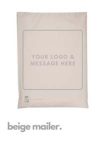 Beige 100% Compostable Mailer Bags