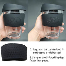 Load image into Gallery viewer, Borosilicate Reusable Glass Coffee Cups
