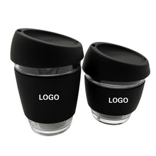 Load image into Gallery viewer, Borosilicate Reusable Glass Coffee Cups
