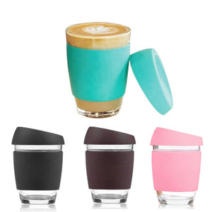 Borosilicate Reusable Glass Coffee Cups