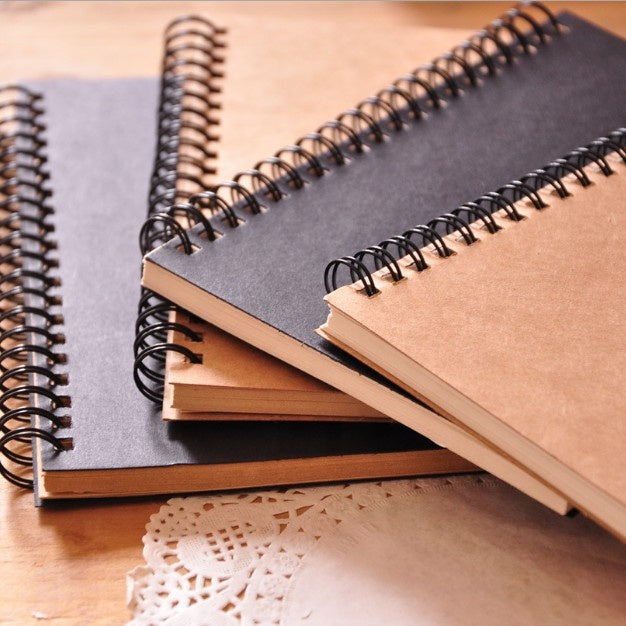 Kraft Spiral Notebook & Pen