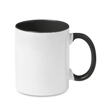 Load image into Gallery viewer, 11oz Mugs with Black Handle &amp; Inner - FROM $2.30 each
