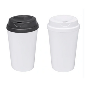Polymer Travel Mugs White - FROM $6.80 each