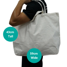 Load image into Gallery viewer, Canvas Shopper Tote Bags - FROM $5.13 each
