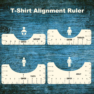 T-Shirt Alignment Ruler Set