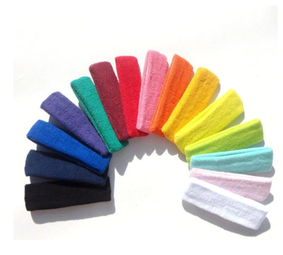 Sweat HeadBands with Embroidered Logo