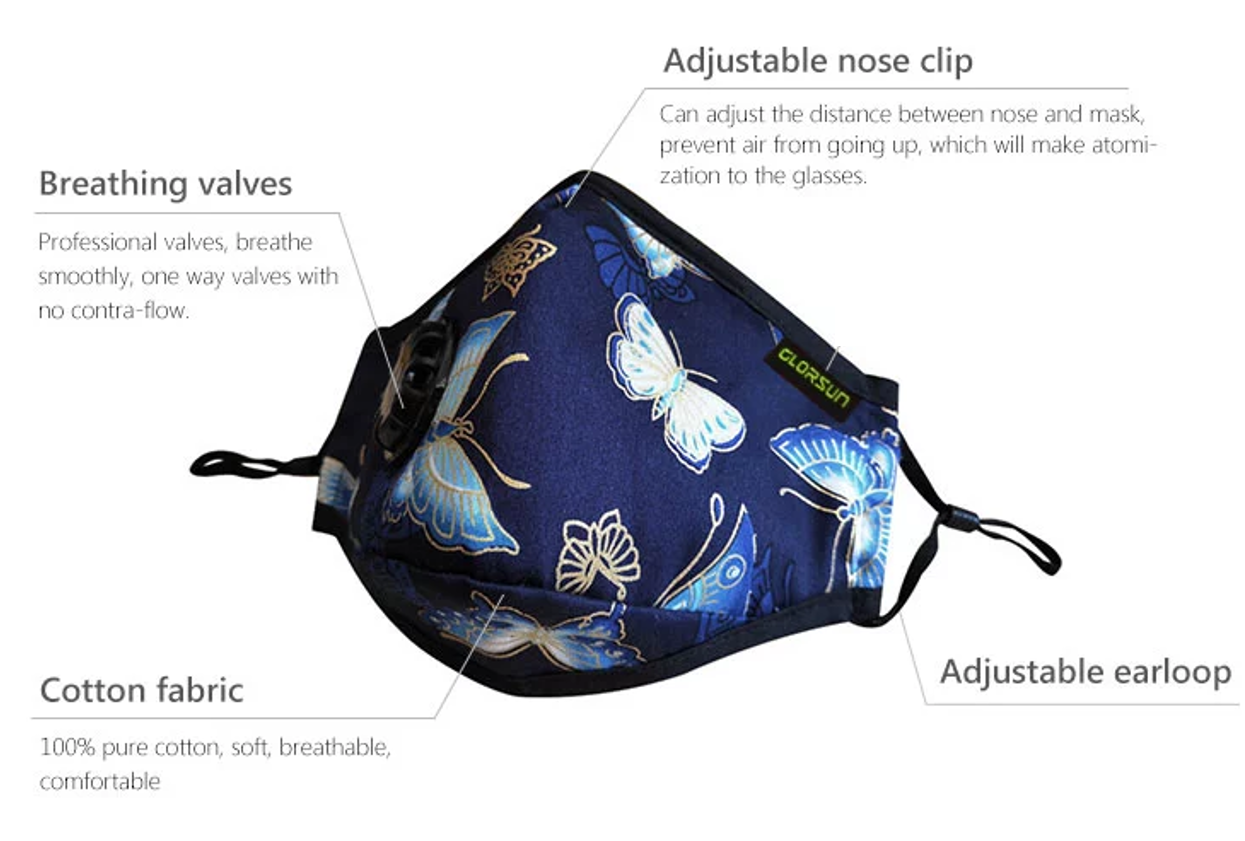 Fabric Face Mask with Valve
