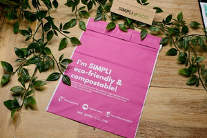 Hot Pink Compostable Mailer Bags