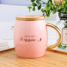Load image into Gallery viewer, Happiness Mug with Lid and Spoon
