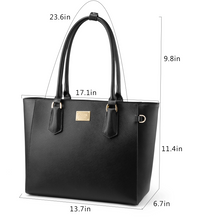 Load image into Gallery viewer, Black 15.6&quot; Laptop Bag
