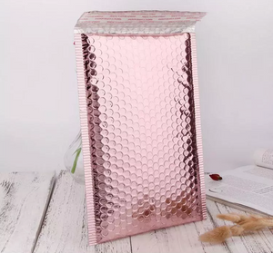 Rose Gold Bubble Wrap Mailers