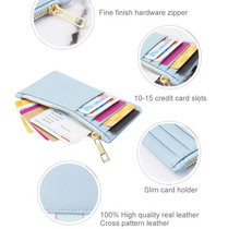 Load image into Gallery viewer, Saffiano Leather ID Credit Card Card Holder
