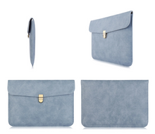 Load image into Gallery viewer, Waterproof PU Leather Laptop Sleeve
