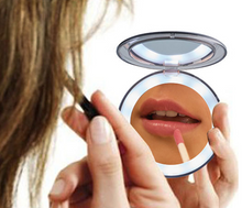 Load image into Gallery viewer, Compact LED MakeUp Mirror
