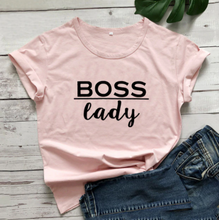 Load image into Gallery viewer, Boss Lady Cotton Tee
