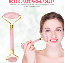 Load image into Gallery viewer, Pink Quartz Roller for Face

