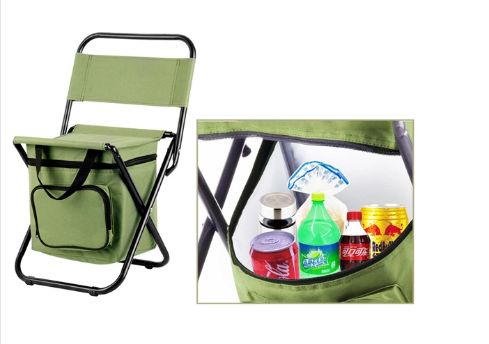 Foldable Chair with Cooler Compartment