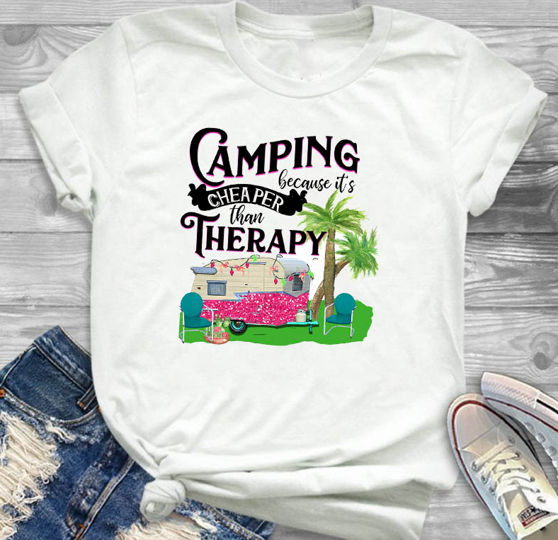 Camping Therapy Tee