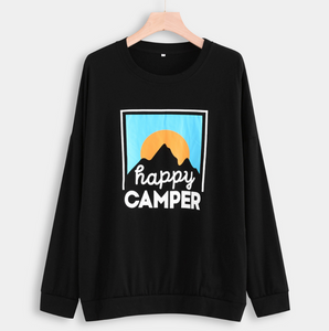 Happy Camper Long Sleeve Tee