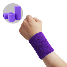 Load image into Gallery viewer, Sweat Wrist Bands with Embroidered Logo
