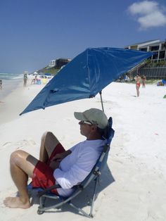 Beach Chair with Shade Umbrella