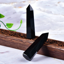 Load image into Gallery viewer, Simpli Black Obsidian Crystal Wand
