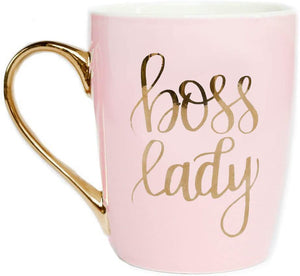 Boss Lady Mug with Gold Handle