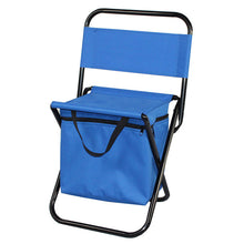 Load image into Gallery viewer, Foldable Chair with Cooler Compartment

