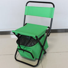 Load image into Gallery viewer, Foldable Chair with Cooler Compartment
