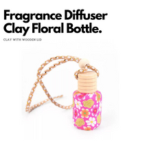Load image into Gallery viewer, Hanging Fragrance Bottle Clay Floral

