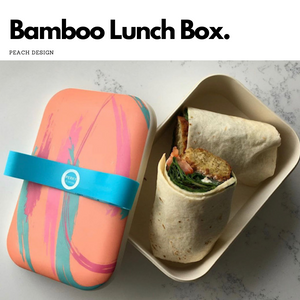 Simpli Eco Bamboo Lunch Box Peach