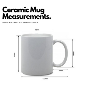 Blank Ceramic Mugs with Coloured Inside & Handle