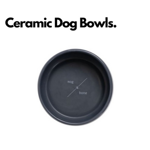 TDM Ceramic Dog Bowl
