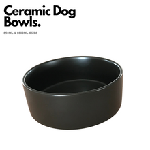 Load image into Gallery viewer, TDM Ceramic Dog Bowl
