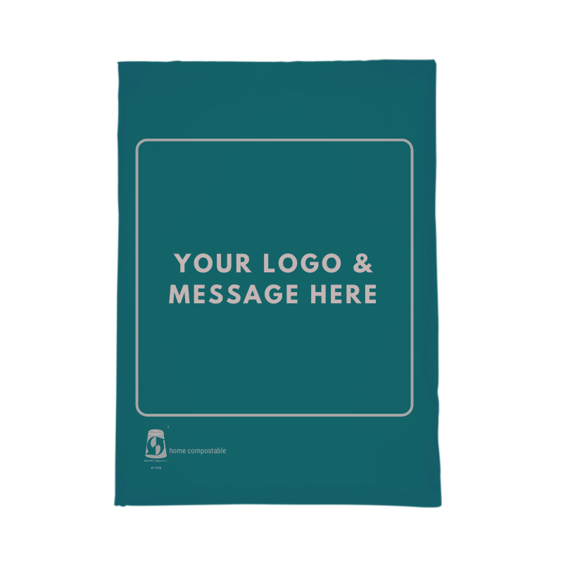 Teal 100% Compostable Mailer Bags