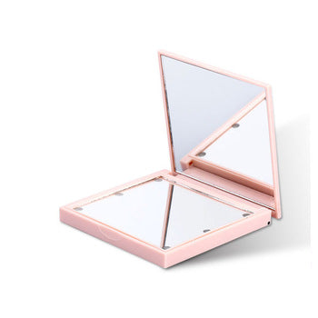 Square LED Compact Mirror