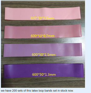 Latex Booty Bands 4 Pack
