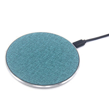Load image into Gallery viewer, Fabric Wireless Qi Charging Pad
